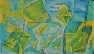 Pittura intitolato "La voie des Airs, 2…" da Diane Medus, Opera d'arte originale, Acrilico
