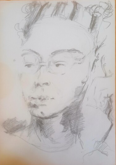 Drawing titled "Marie-Jo, 12 novemb…" by Diane Medus, Original Artwork, Pencil