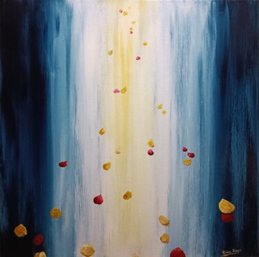 Картина под названием "Elévation du coeur" - Diane Mongis (YeshouArt), Подлинное произведение искусства, Акрил
