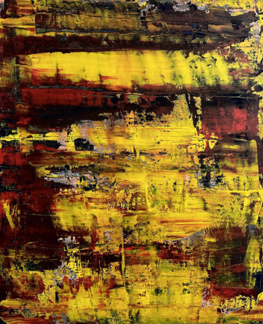 Картина под названием "Abstrait N°12" - Diane Morin, Подлинное произведение искусства, Акрил