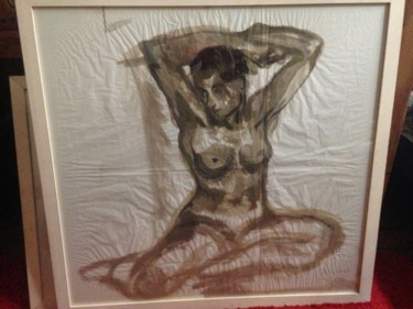 Disegno intitolato "Femme nue" da Diane Serard, Opera d'arte originale, Gouache