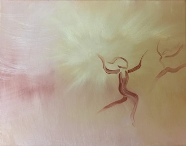 Pintura intitulada "Danseuses" por Diane Fagioli, Obras de arte originais, Óleo