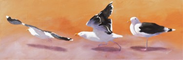 Картина под названием "L'envol/Fly away" - Diane Luce, Подлинное произведение искусства, Акрил Установлен на Деревянная рама…