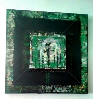 Peinture intitulée "Sagesse" par Diangel, Œuvre d'art originale, Collages Monté sur Autre panneau rigide