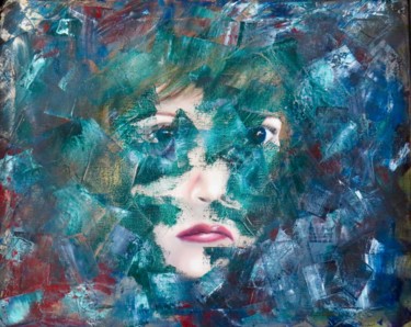 Картина под названием "Addison At Three" - Dianne Bauer, Подлинное произведение искусства, Масло