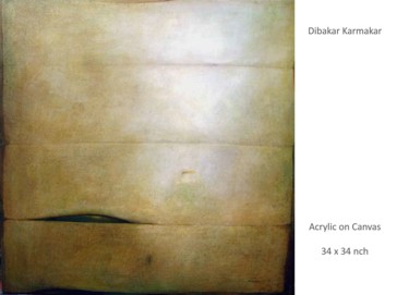 Peinture intitulée "Ageless wound" par Dibakar Karmakar, Œuvre d'art originale, Acrylique