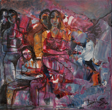 Painting titled "SURVECUES" by Dibasar, Original Artwork, Oil