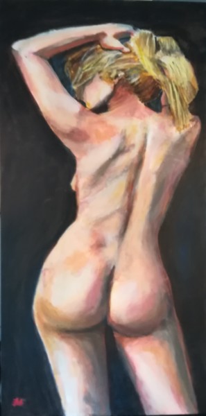 Pintura titulada "nudo.2" por Bruno Betti, Obra de arte original, Acrílico Montado en Otro panel rígido