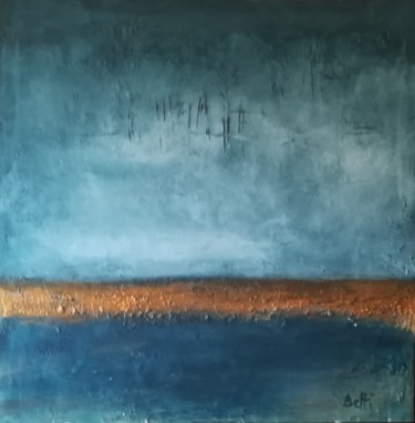 Malerei mit dem Titel "alba nei campi" von Bruno Betti, Original-Kunstwerk, Acryl