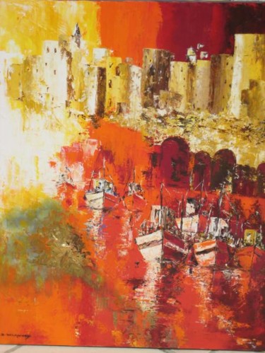 Painting titled "Essaouira" by Didier Delannoy, Original Artwork