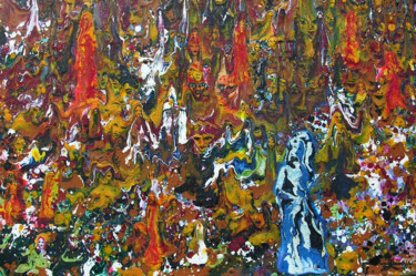 Картина под названием "Ailé-mental-huile-4…" - Didier Aumignon (didAUM), Подлинное произведение искусства, Масло