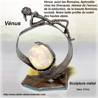 Sculpture intitulée "Venus" par Didier Dedeurwaerder, Œuvre d'art originale, Métaux