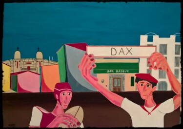 Malerei mit dem Titel "Dax" von Didier Dordeins, Original-Kunstwerk, Acryl