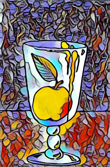 Digital Arts titled "La pomme est dans l…" by Didier Dubuis, Original Artwork, 2D Digital Work