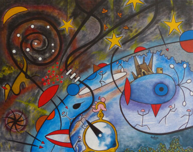 Peinture intitulée "Gaïa" par Didier Dubuis, Œuvre d'art originale, Acrylique