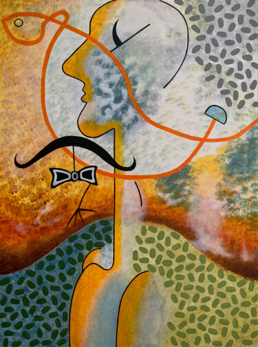 Peinture intitulée "Celui qui se dresse" par Didier Dubuis, Œuvre d'art originale, Acrylique