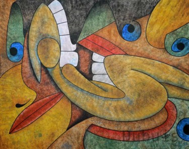 Malarstwo zatytułowany „Odalisque” autorstwa Didier Dubuis, Oryginalna praca