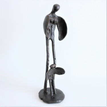 Sculpture titled "Domination" by Didier Fournier, Original Artwork, Bronze