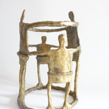 Sculpture intitulée "Rosier" par Didier Fournier, Œuvre d'art originale, Bronze