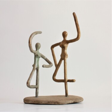 Γλυπτική με τίτλο "Les danseuses" από Didier Fournier, Αυθεντικά έργα τέχνης, Μπρούντζος