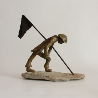 Sculpture intitulée "Le soldat" par Didier Fournier, Œuvre d'art originale, Bronze