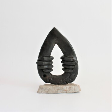 Sculpture intitulée "J'arrive (n°191)" par Didier Fournier, Œuvre d'art originale, Bronze