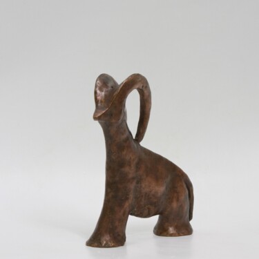 Sculpture titled "Ibex (240)" by Didier Fournier, Original Artwork, Bronze