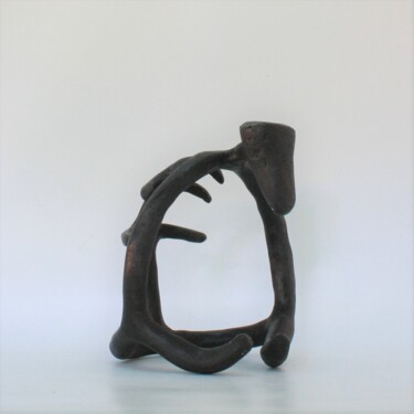 Sculpture intitulée "Le penseur" par Didier Fournier, Œuvre d'art originale, Bronze