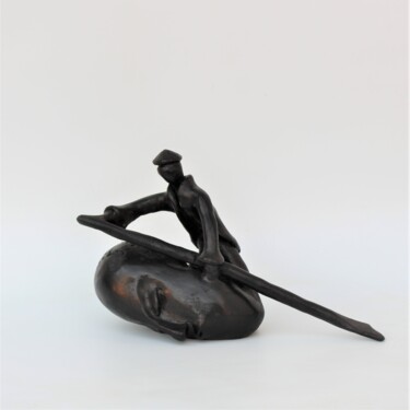 Sculpture intitulée "Vénus bateau (269)" par Didier Fournier, Œuvre d'art originale, Bronze