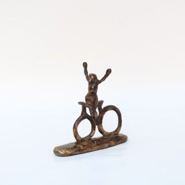 Sculpture intitulée "Le vainqueur (n°317)" par Didier Fournier, Œuvre d'art originale, Bronze