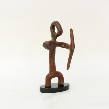 Sculpture titled "L’archer (n° 14)" by Didier Fournier, Original Artwork, Bronze