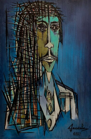 Peinture intitulée "« L’Homme »" par Didier Perroche, Œuvre d'art originale, Acrylique
