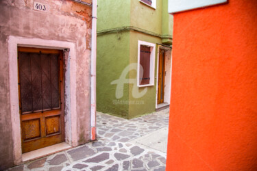 Photographie intitulée "Pastel - Burano / V…" par Didier Steyaert, Œuvre d'art originale, Photographie numérique Monté sur A…