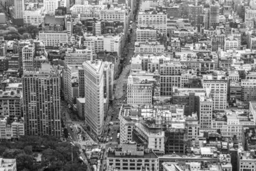 Photography titled "Flatiron 0446 - NYC…" by Didier Steyaert, Original Artwork, Non Manipulated Photography Mounted on Other…