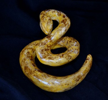 Sculpture intitulée "Serpent (vue 1)" par Didier Cayet, Œuvre d'art originale