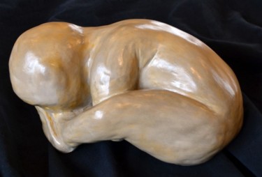 Sculpture intitulée "Nouveau né" par Didier Cayet, Œuvre d'art originale