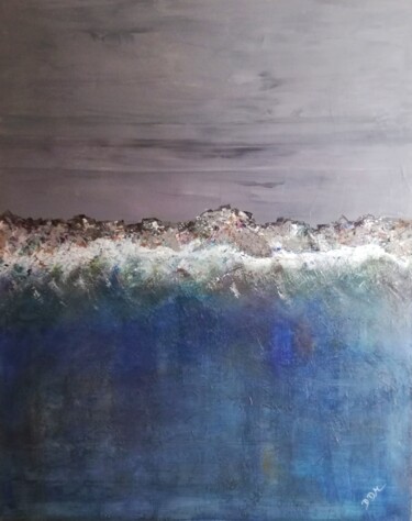 Peinture intitulée "La côte" par Didier Di Martino, Œuvre d'art originale, Acrylique Monté sur Châssis en bois