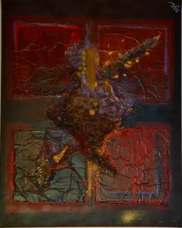 Peinture intitulée "Grain de sel" par Didier Di Martino, Œuvre d'art originale, Acrylique
