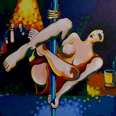 Painting titled "Presentación" by Didier Franco, Original Artwork, Acrylic