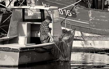 "La relève du carré - Arcachon" Photographie intitulée ""La relève du carré…" par Didier Jouvin, Œuvre d'art originale, Photographie argentique