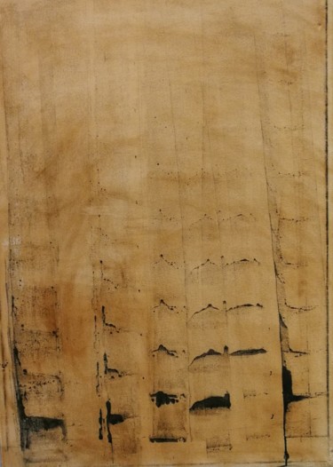 Peinture intitulée "la femme des sables" par Didier Moons, Œuvre d'art originale