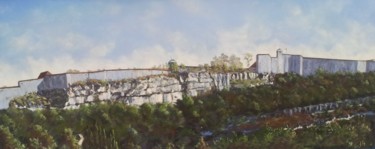 Peinture intitulée "La Citadelle de Bes…" par Didier Piquard, Œuvre d'art originale, Pastel