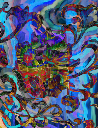 Arts numériques intitulée "couleur intense, un…" par Didon, Œuvre d'art originale, Photographie numérique