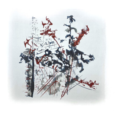 Ζωγραφική με τίτλο "mix of storie" από Didou, Αυθεντικά έργα τέχνης, Ακρυλικό Τοποθετήθηκε στο Ξύλινο φορείο σκελετό