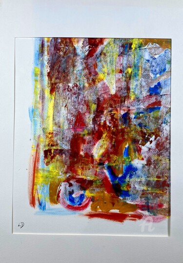 Painting titled "acrylique .13" by Didou, Original Artwork, Acrylic