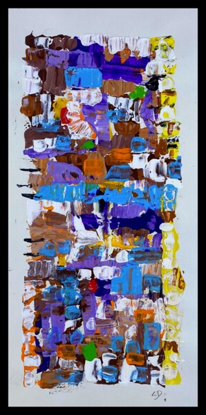 Peinture intitulée "acrylique.18" par Didou, Œuvre d'art originale, Acrylique