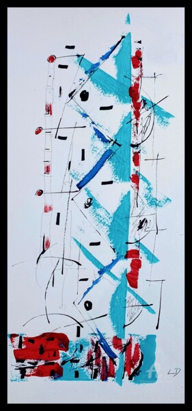 Pintura intitulada "acrylique 38" por Didou, Obras de arte originais, Acrílico