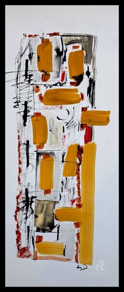 Peinture intitulée "acrylique 45" par Didou, Œuvre d'art originale, Acrylique