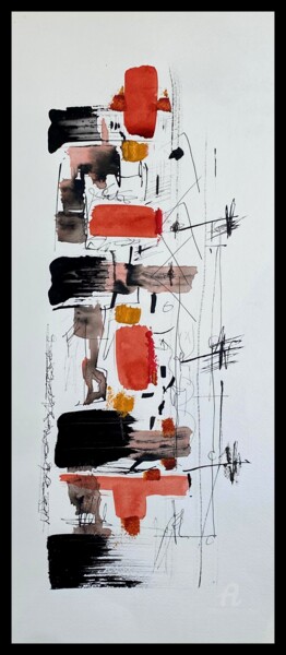 Pintura intitulada "acrylique 47" por Didou, Obras de arte originais, Acrílico