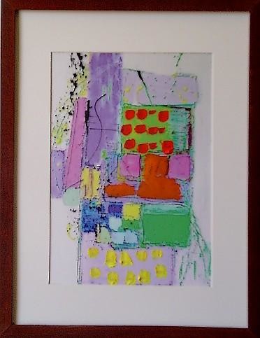 Painting titled "monotype 2" by Didou, Original Artwork, Oil